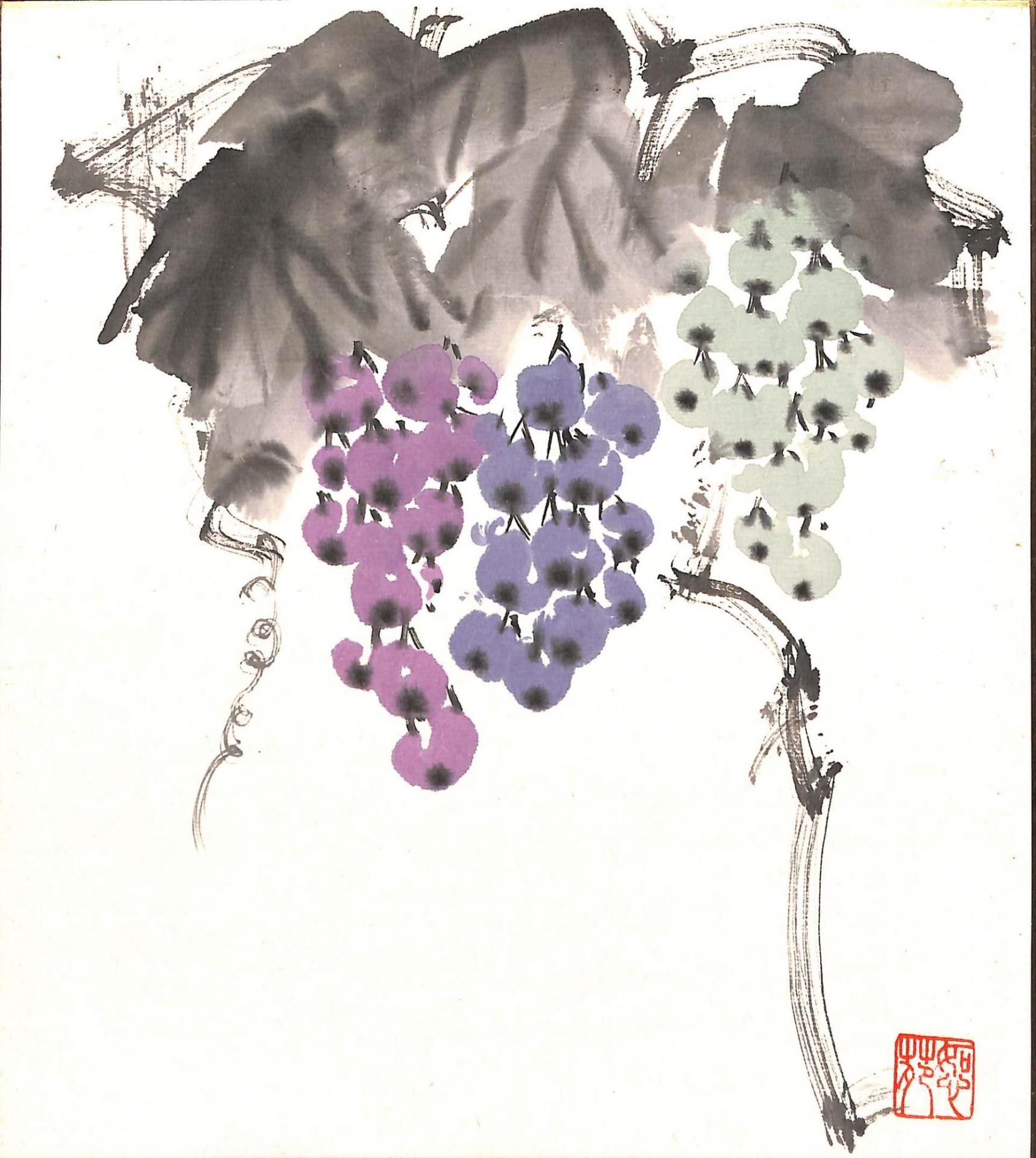 富士子色紙大１（２６枚）_00　葡萄